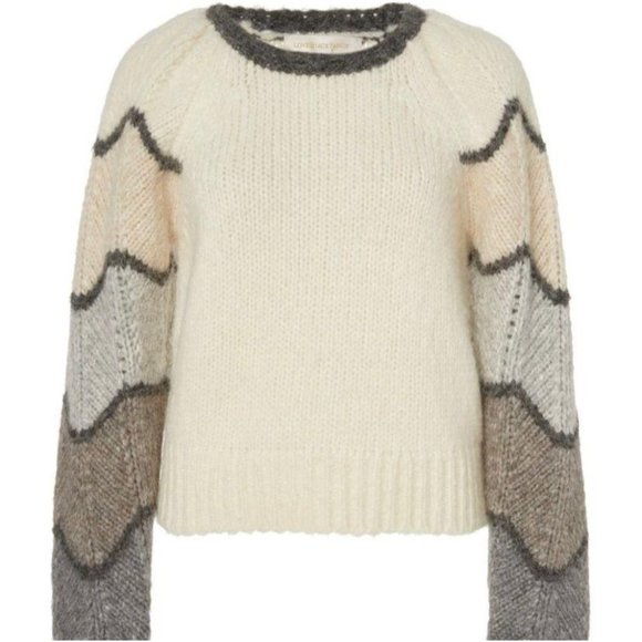 LoveShackFancy Aspyn Pullover Alpaca Wool Sweater - Picture 8 of 12